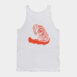 Swan Fantasy Creature Tank Top